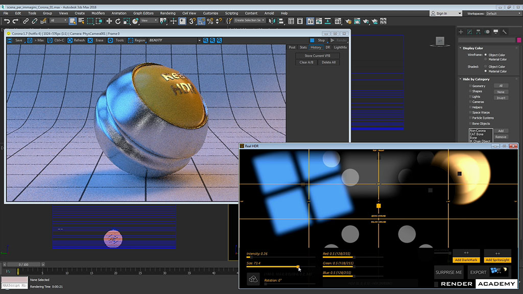 Image Based Lighting in Corona Renderer